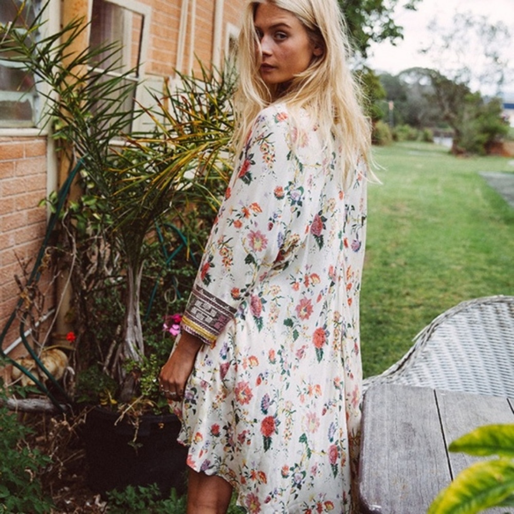 Arnhem Moonshine Porcelain Spring kimono size XS